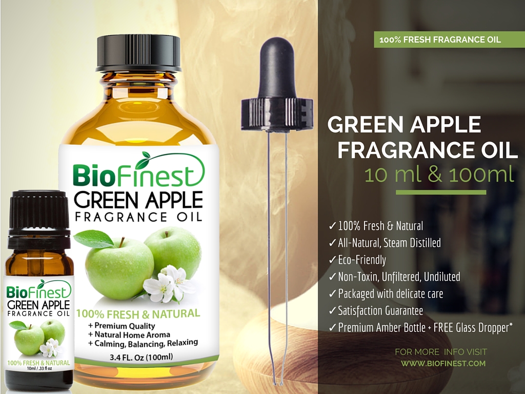 Biofinest 100 Green Apple Home Fragrance Oil For Aromatherapy