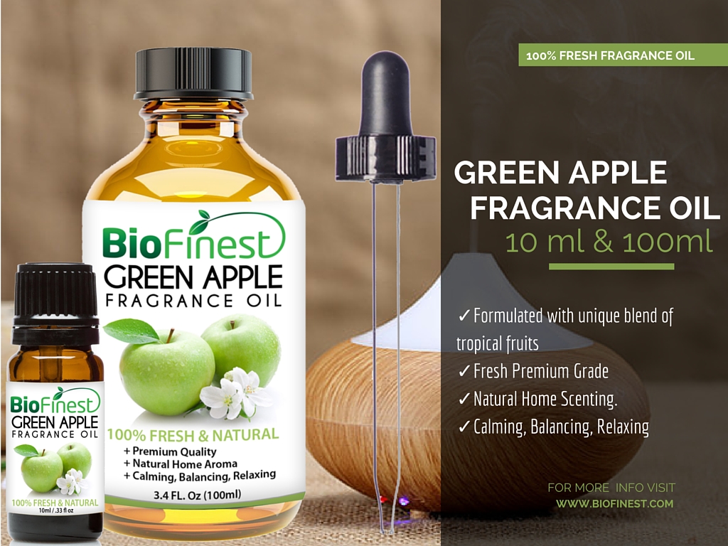 Biofinest 100 Green Apple Home Fragrance Oil For Aromatherapy