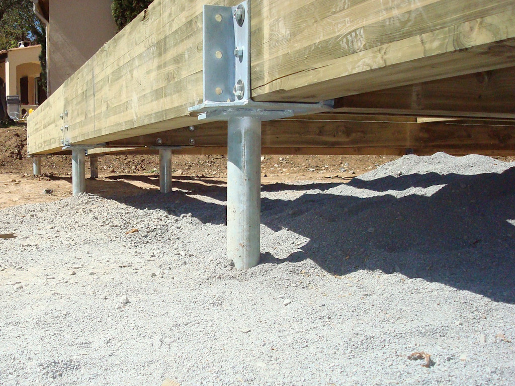 Screw In Metal Deck Posts • Decks Ideas