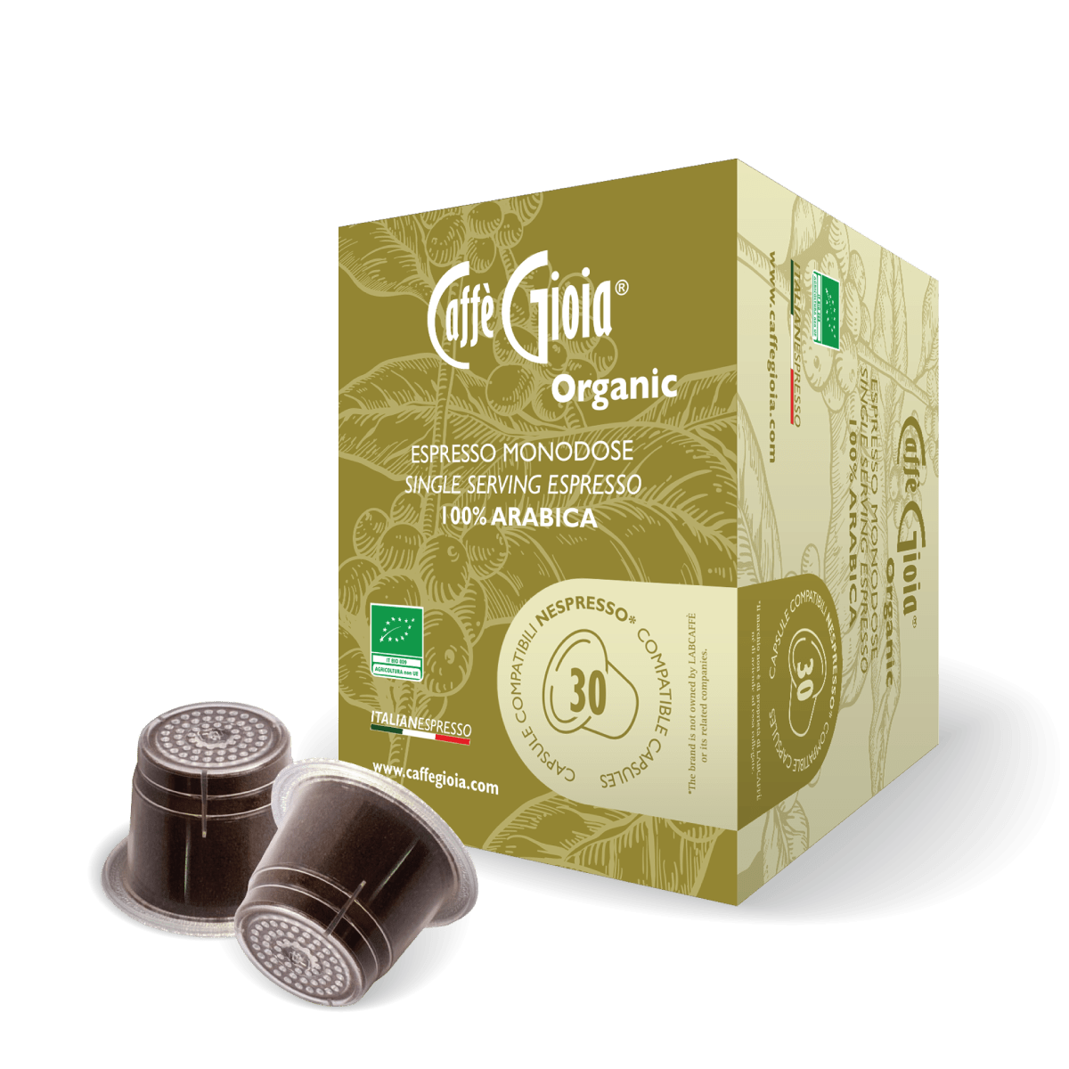 Mélange Arabica 100 biologique capsule compatible Nespresso 30