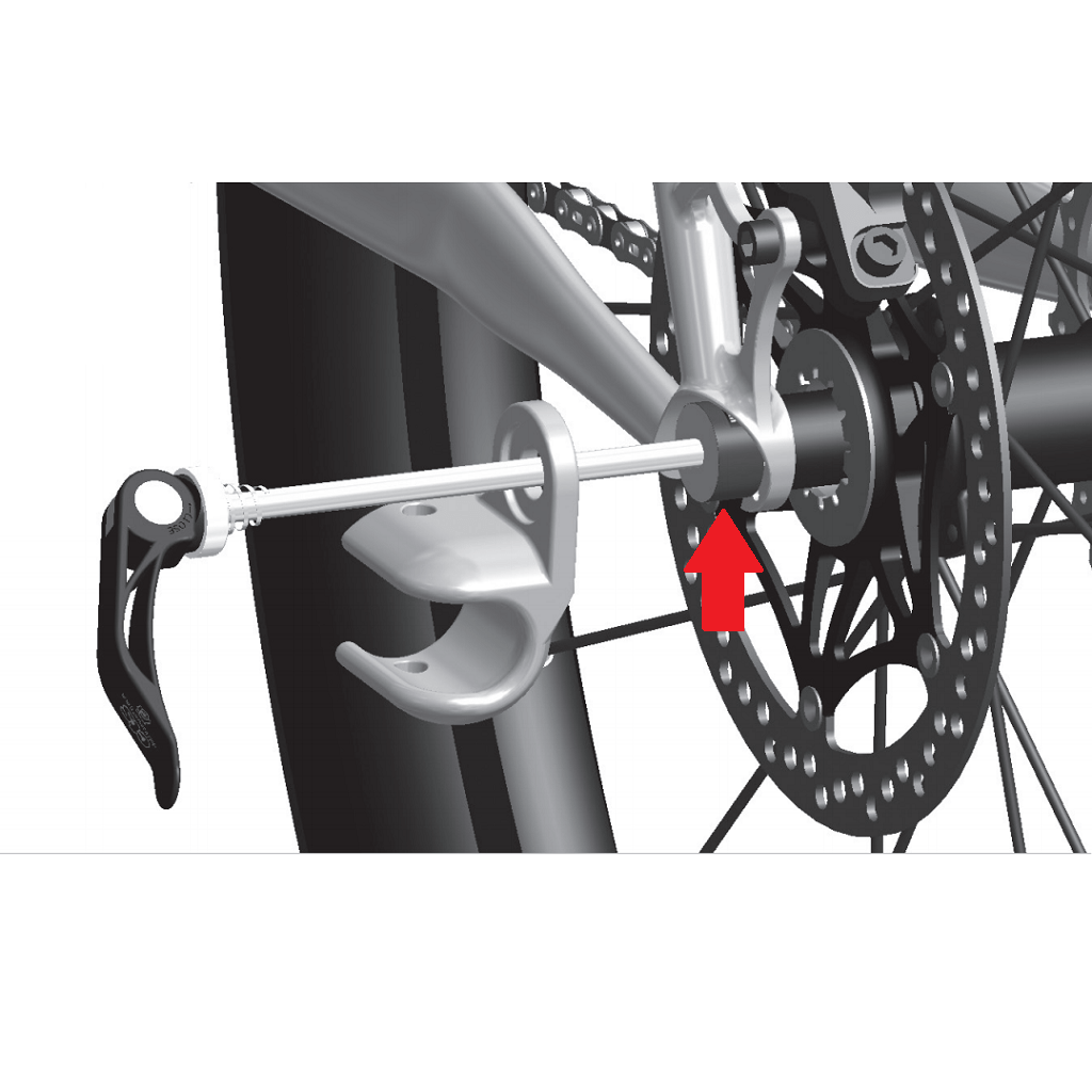 Thule 3D Dropout Adapter 10mm Spacer dodatan adapter za povezivanje