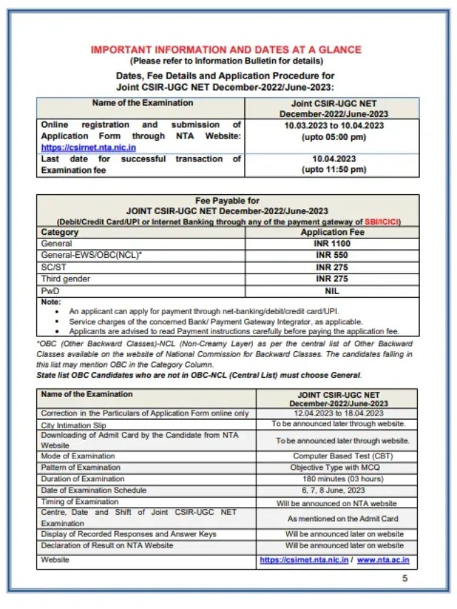 CSIR NET 2022 Dec & 2023 June Exam Merged!