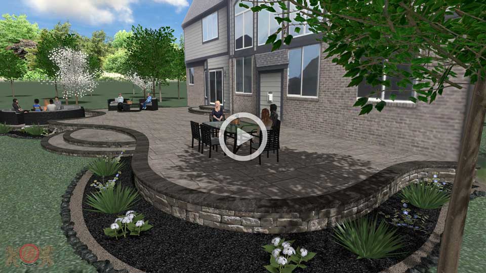 3d Stamped Concrete Patio Designs