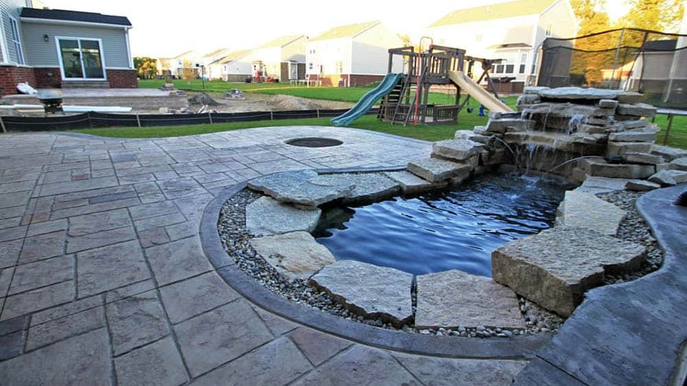 Biondo Cement Stamped Concrete Sterling Heights, MI Patio Designs