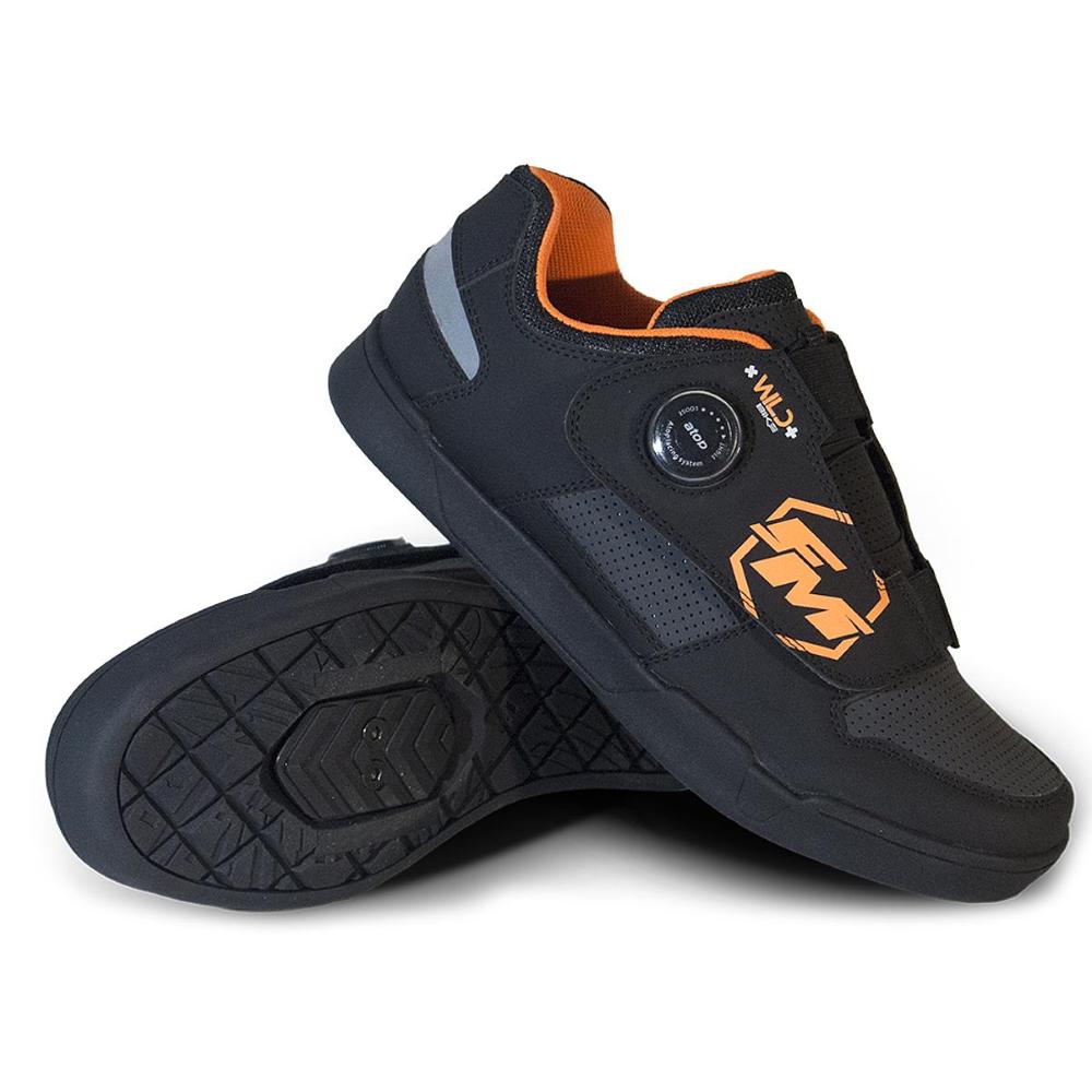 Scarpe FM Drake DH/Freeride Nero Arancio Bionic Bike Udine