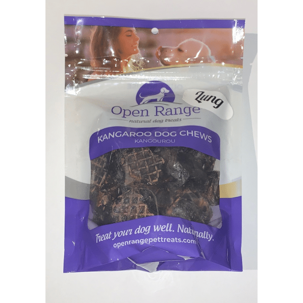 Open Range Kangaroo Lung Dog Treats 85g Biopaw