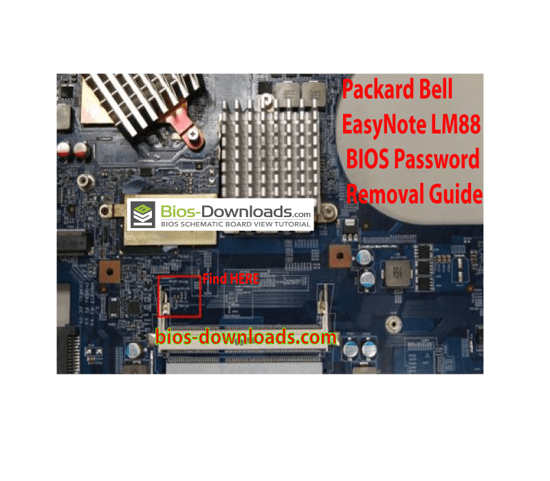 Packard Bell EasyNote LM88 (SJV71CP PB) BIOS Password Removal Guide
