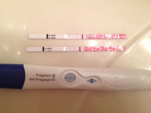 Hematuria false positive pregnancy test