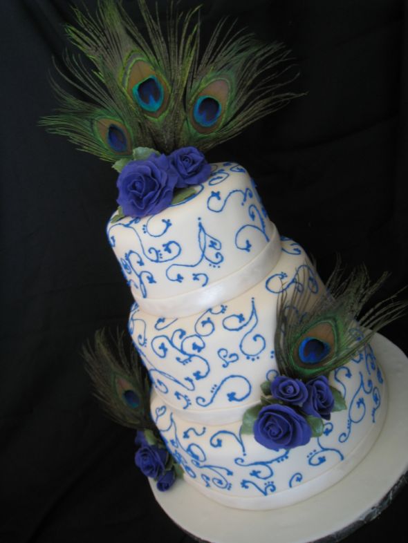 Peacock Cakes!
