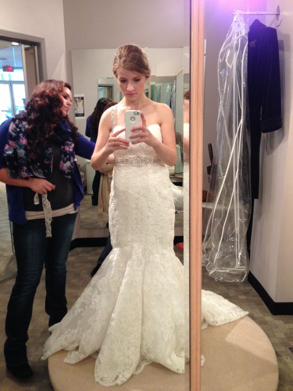 Opinions! Photos! Sash & adding straps to my lace dress (Mori Lee 1862)