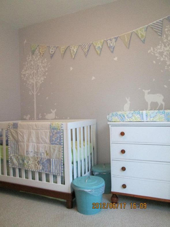 My Woodland Themed Nursery for our Little Boy