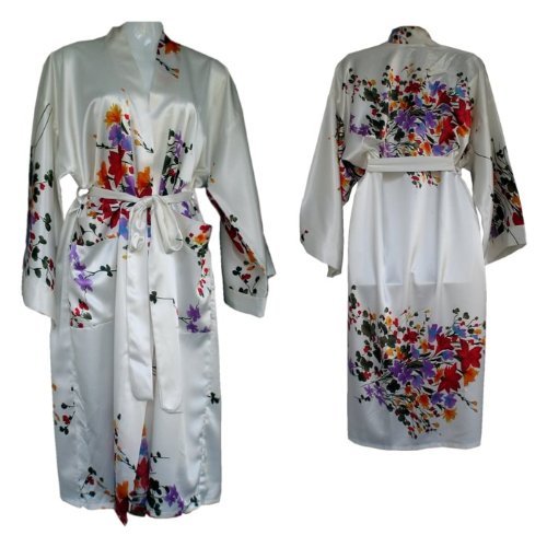 Funky silk robes for bridesmaids
