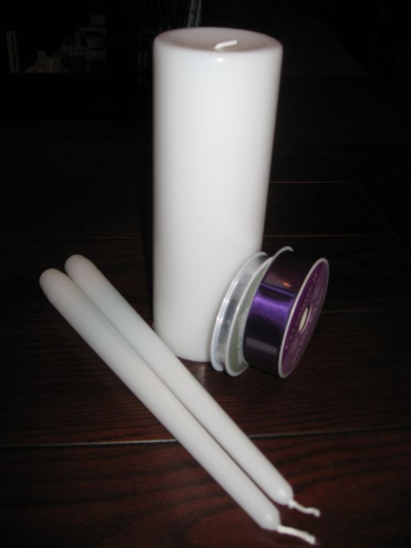 Tales From An Upstate Girl DIY Unity Candle