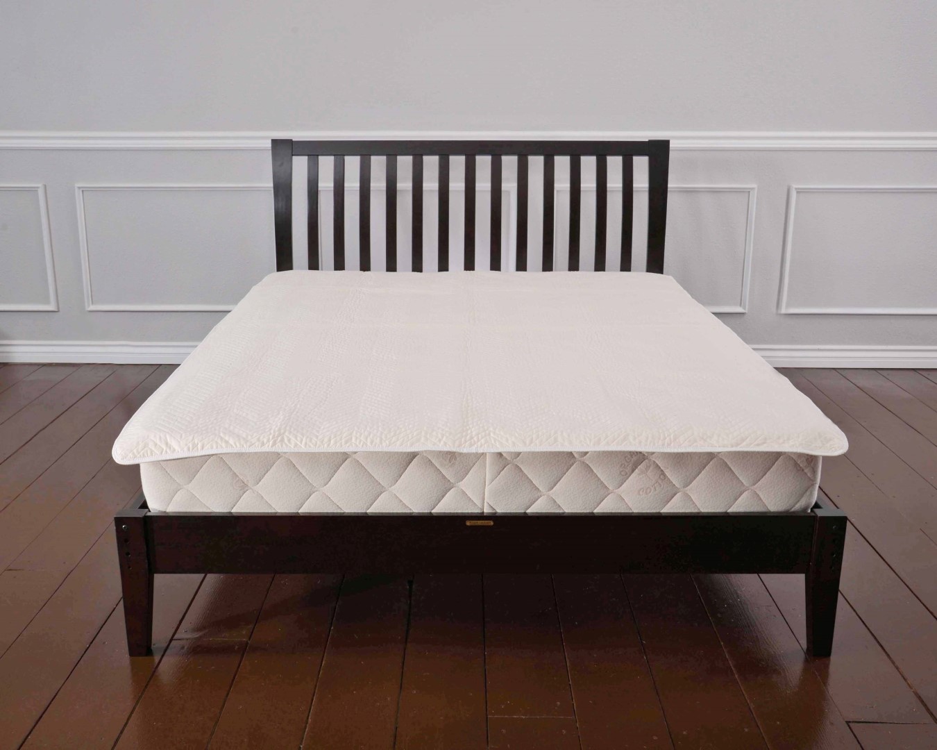 Washable Quilted Cotton Mattress Pad, Non Toxic Cotton Mattress Pad