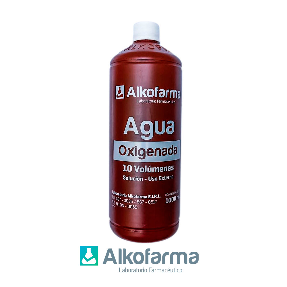 AGUA OXIGENADA 10 VOL. Biosystem Peru Sac