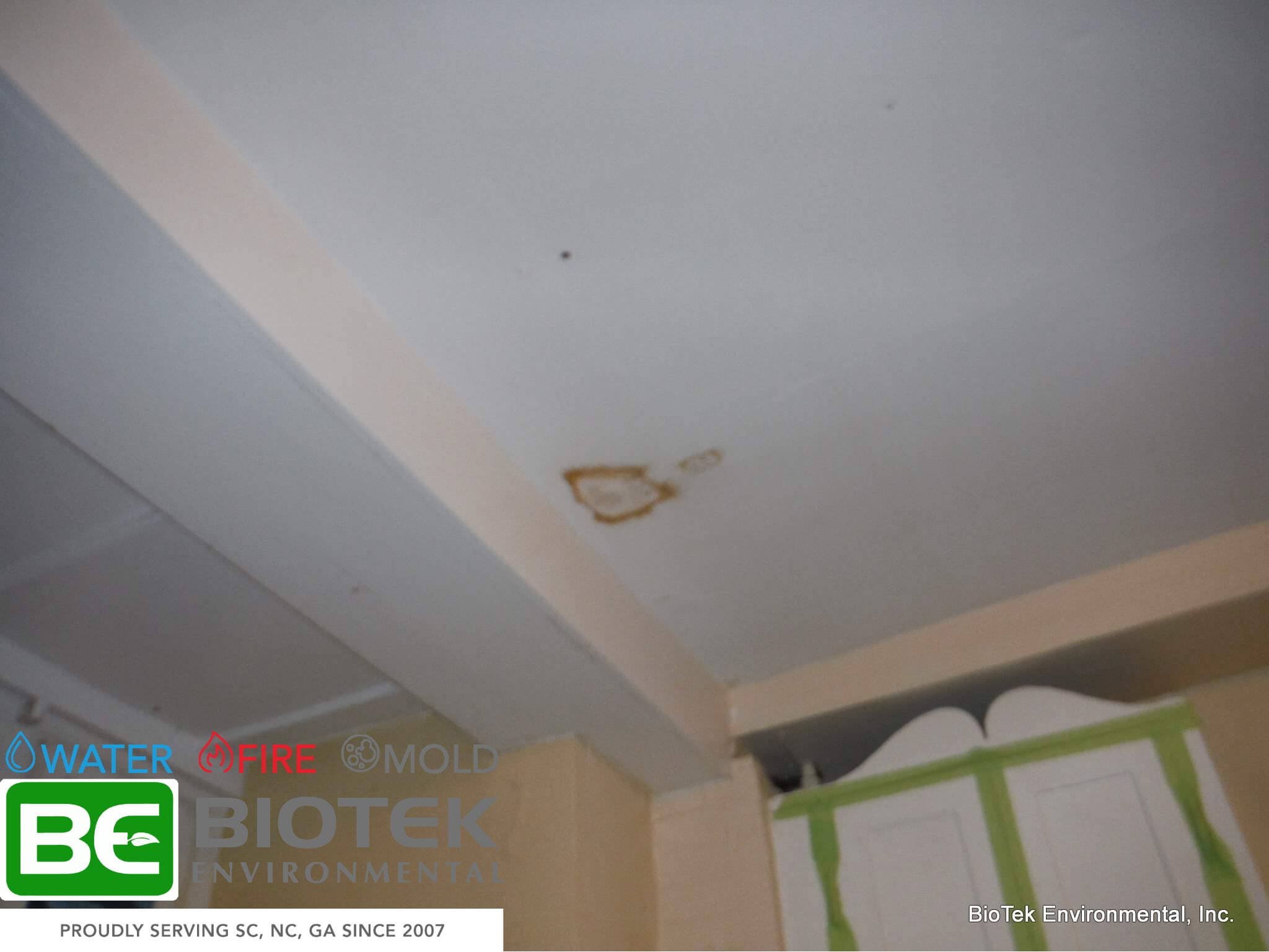 Roof Leaks and Drywall Water Damage Biotek Environmental, Inc.