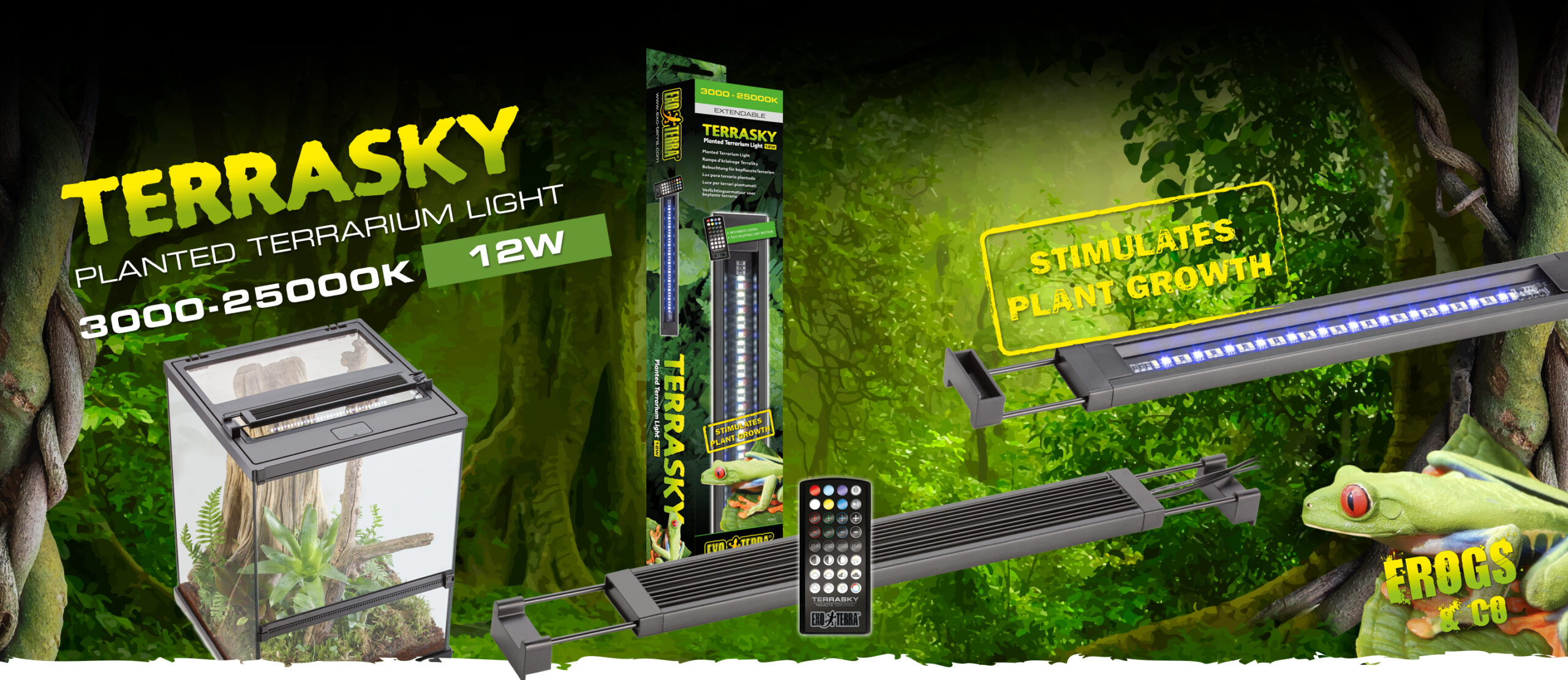 Exo Terra TerraSky, belka oświetleniowa do terrarium, LED, 12W, 3860cm