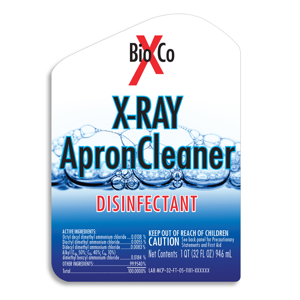 BioXco Xray Apron Cleaner and Disinfectant, 32 oz., Single Bottle BioXco