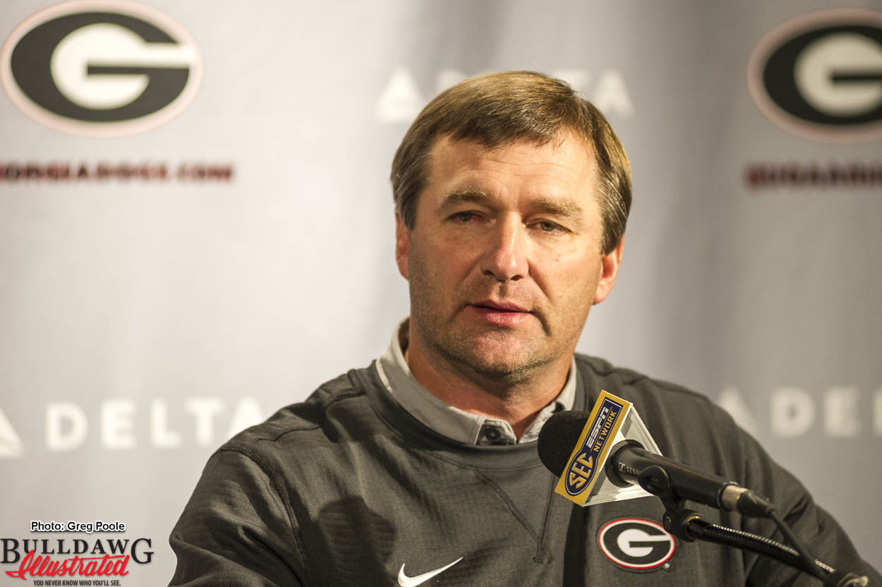 Kirby Smart Has Tall Task in Stopping Auburn’s Running Backs Bulldawg(029)