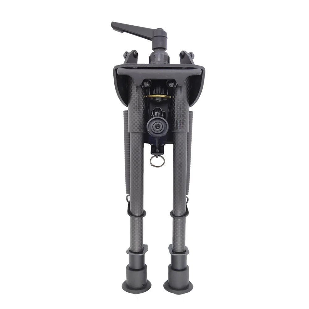 913 inch Carbon Fiber Bipod Pivoting with PodLock BipodFactory