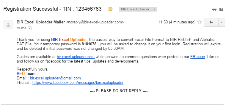 How to Register and Login birexceluploader