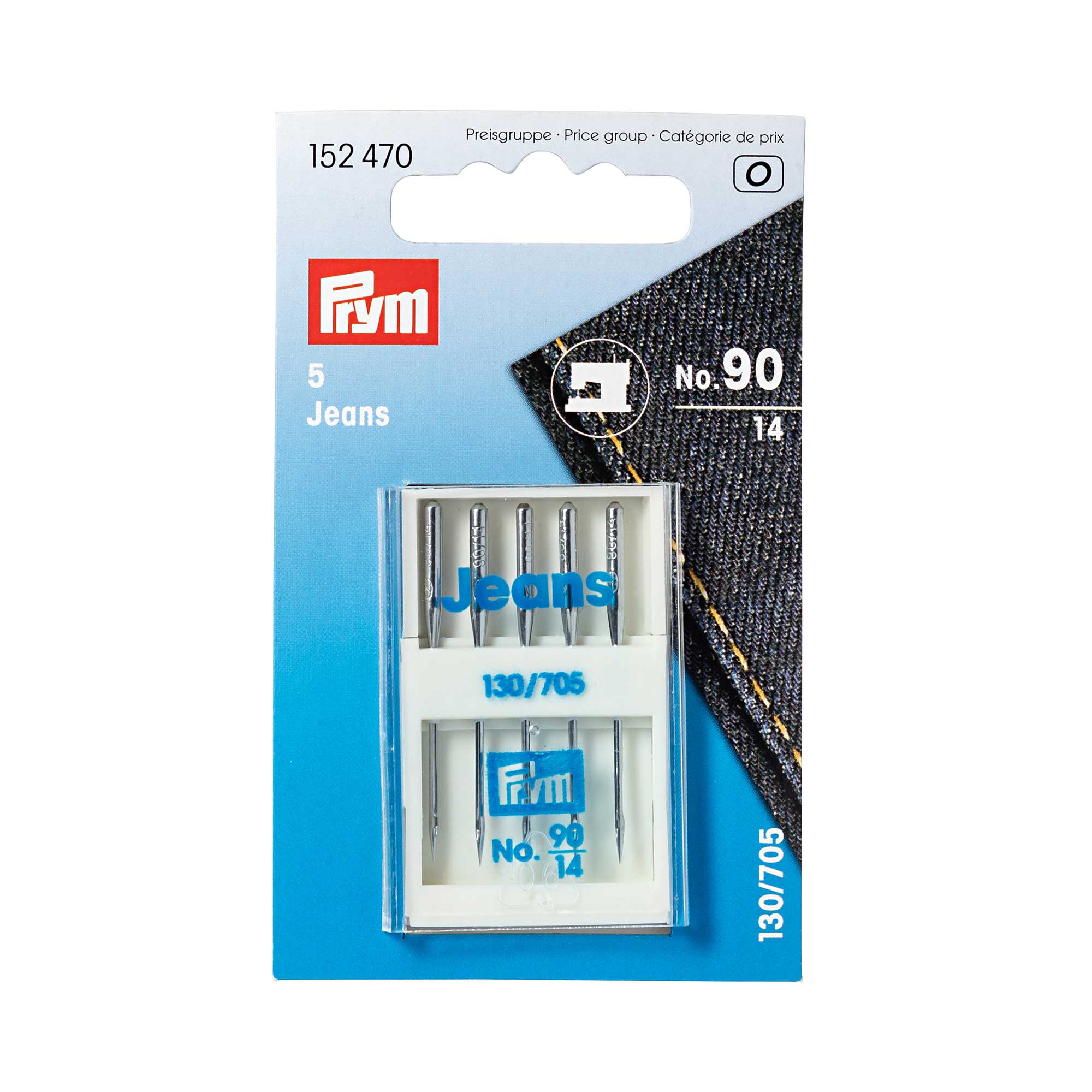 PRYM SEWING MACHINE NEEDLES 130/705 JEANS 90 » Birch Wholesale