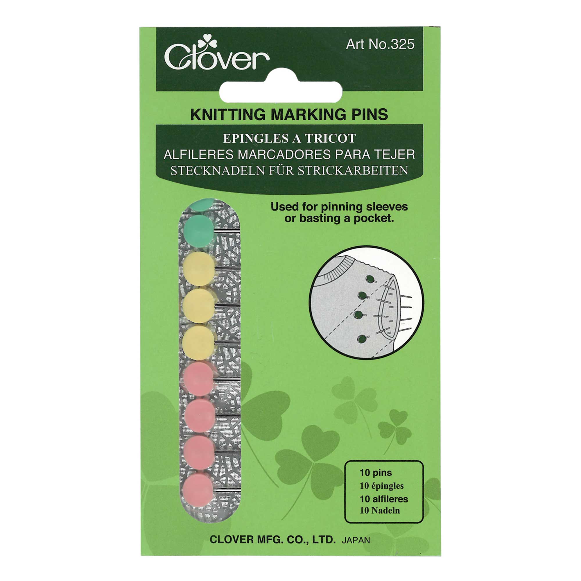CLOVER MARKING PINS KNITTING 325 » Birch Wholesale