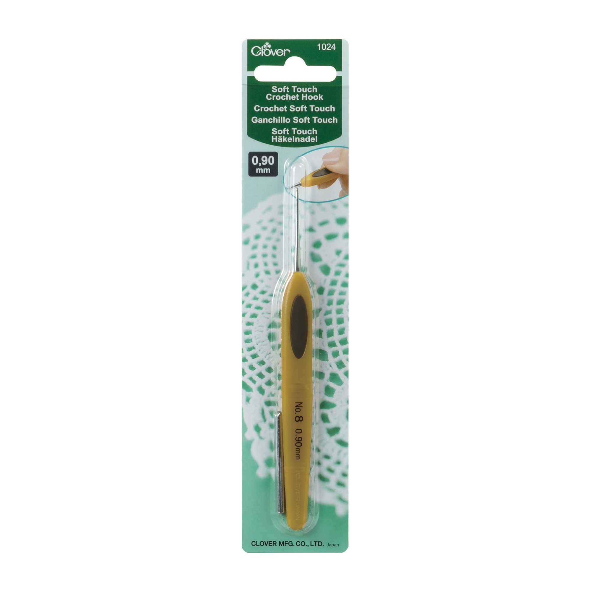 CLOVER CROCHET HOOK SOFT TOUCH STEEL 0.90MM 1024 » Birch Wholesale
