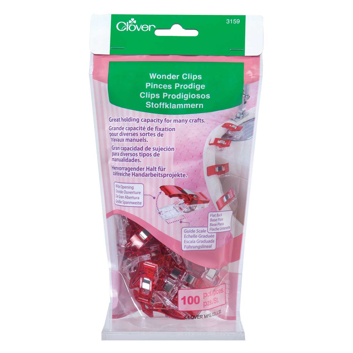 CLOVER WONDER CLIPS 100 PCS 3159 » Birch Wholesale