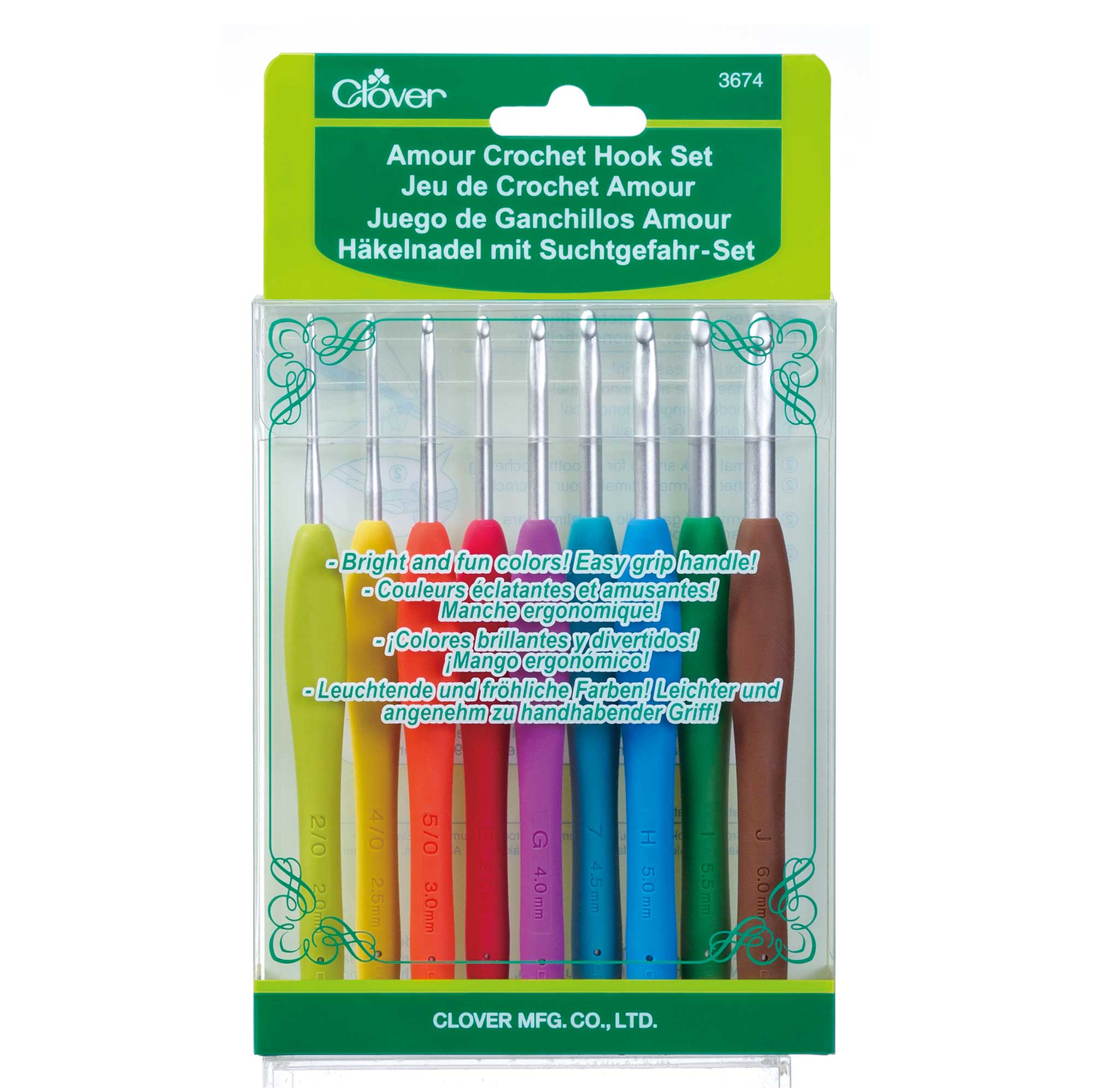 CLOVER AMOUR CROCHET HOOK SET 3674 » Birch Wholesale