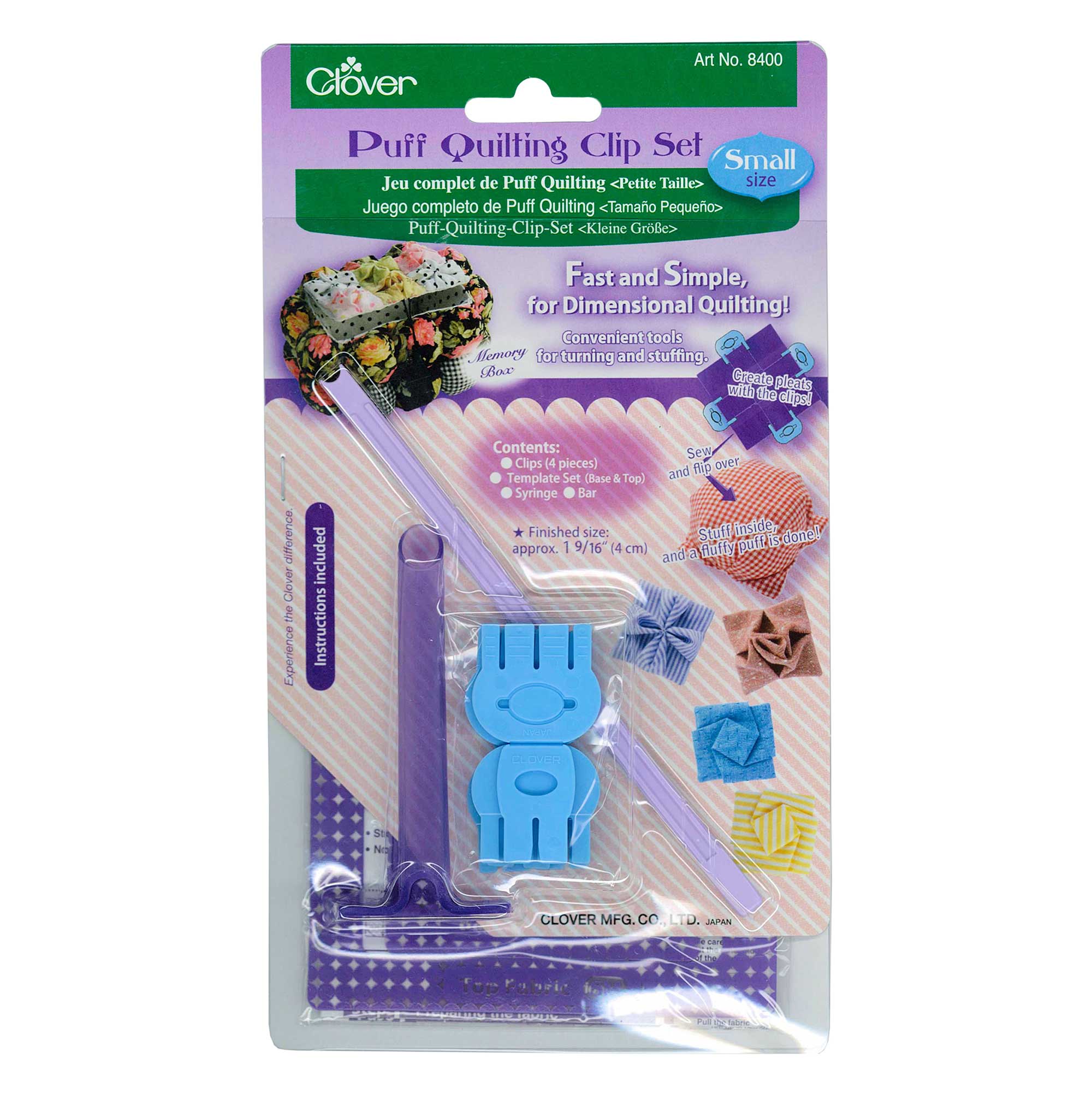 CLOVER PUFF QUILTING CLIP SET 8400 8400 » Birch Wholesale