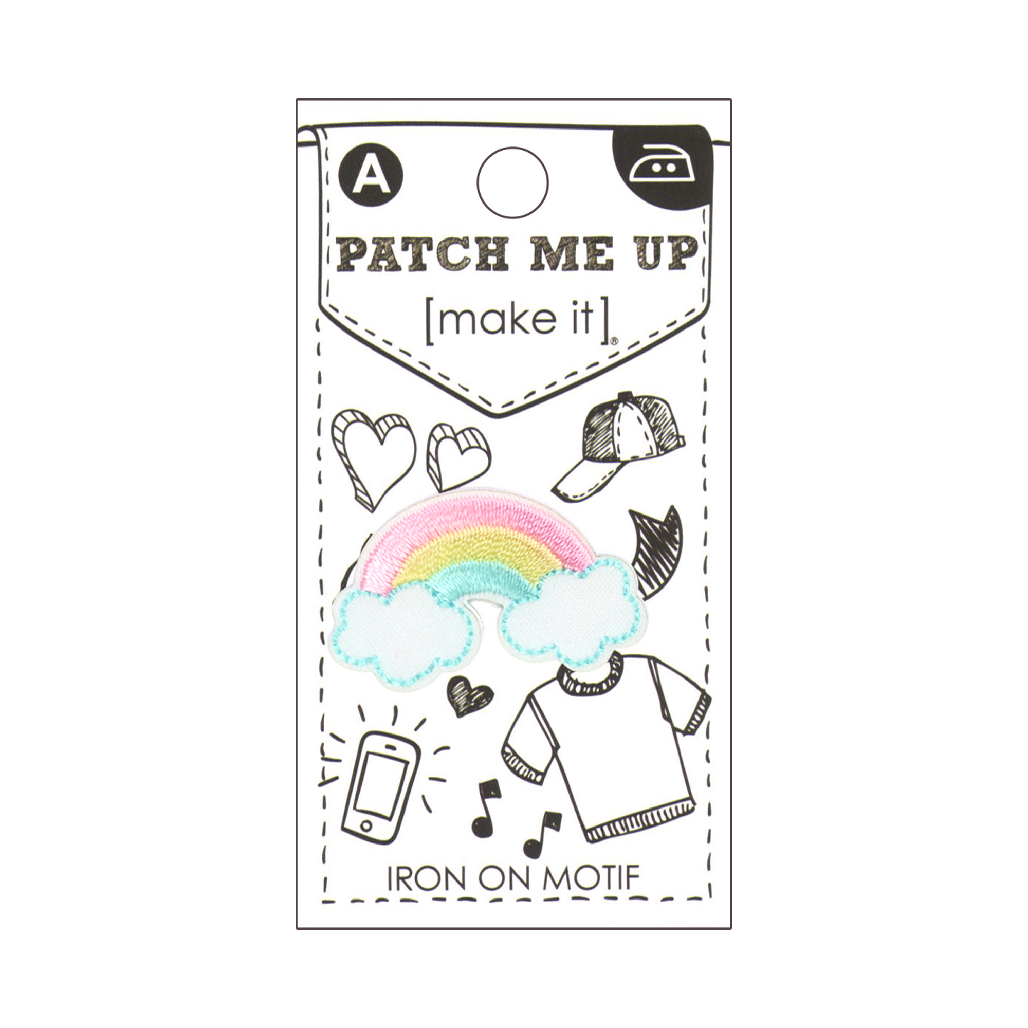 MOTIF IRONON BABY CLOUD 3.4X2.1CM/3PK » Birch Wholesale