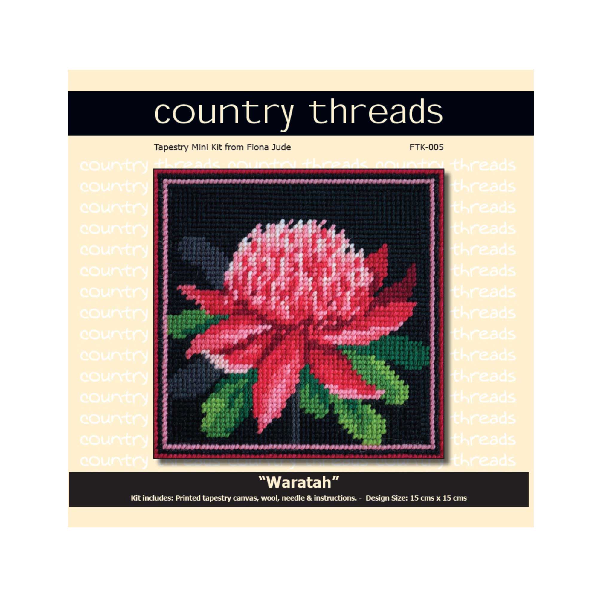 COUNTRY THREADS TAPESTRY KIT WARATAH » Birch Wholesale