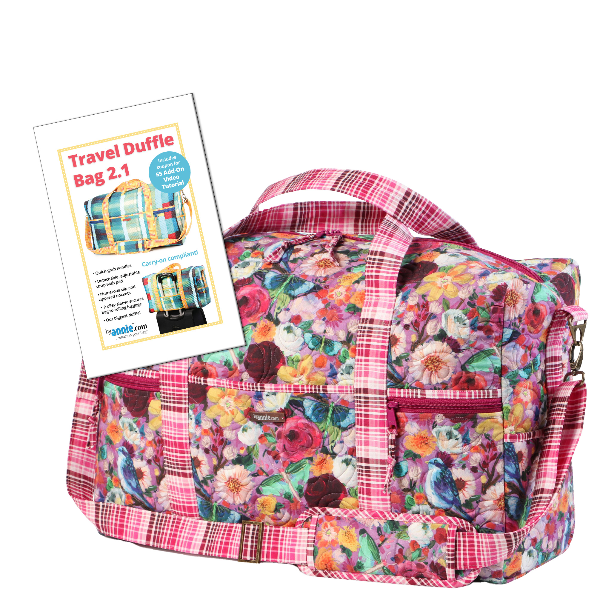 BY ANNIE PATTERNS TRAVEL DUFFLE BAG 2.1 » Birch Wholesale