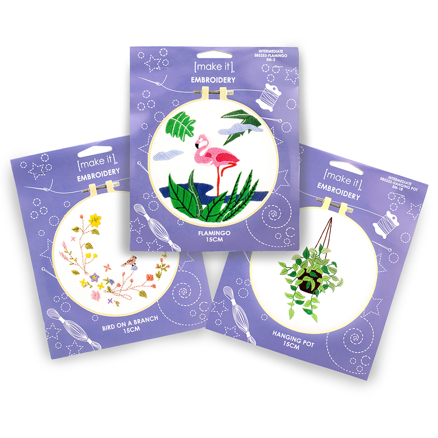 MAKE IT EMBROIDERY KIT » Birch Wholesale