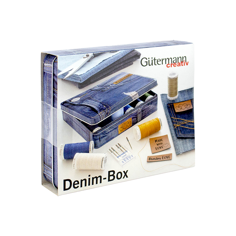 GUTERMANN DENIM 100MT SEWING THREAD SET BOX 12 » Birch Wholesale