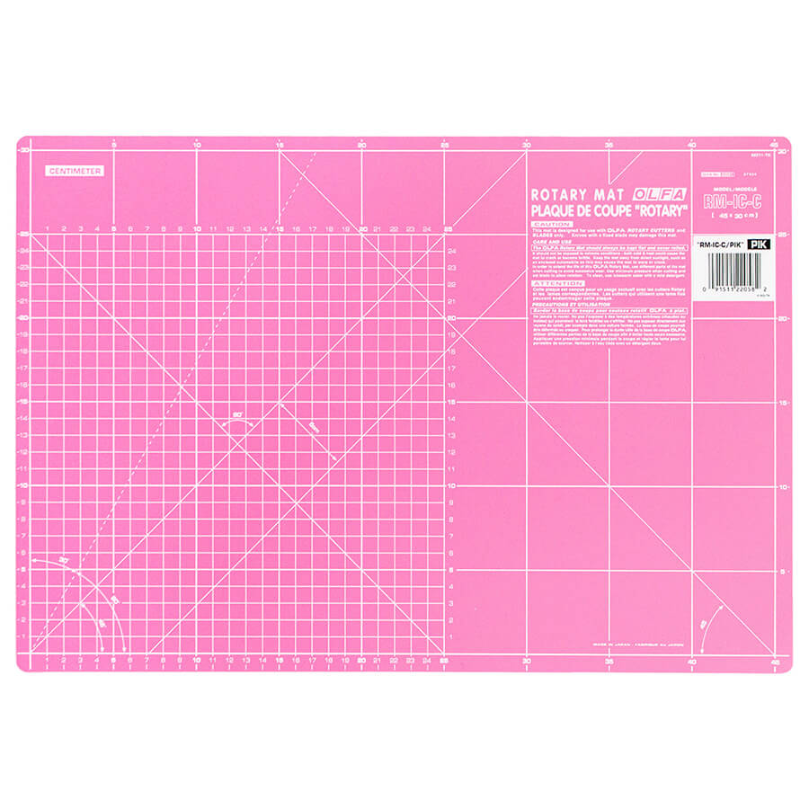 OLFA DOUBLE SIDED CUTTING MAT SMALL 12 X 18IN PINK » Birch Wholesale