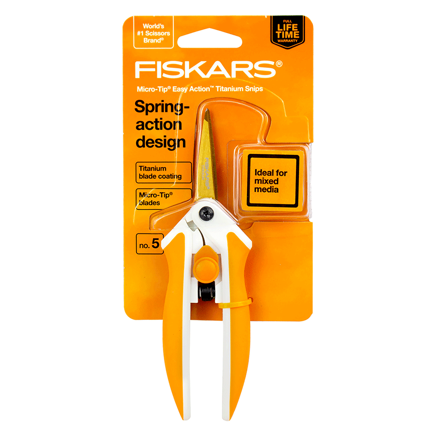FISKARS SCISSOR SPRING ACTION MICRO » Birch Wholesale