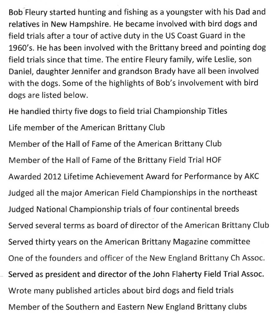 Birch Hill Brittanys Home Page (North Stonington, CT)