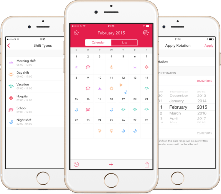 App Review Shifts for iPhone