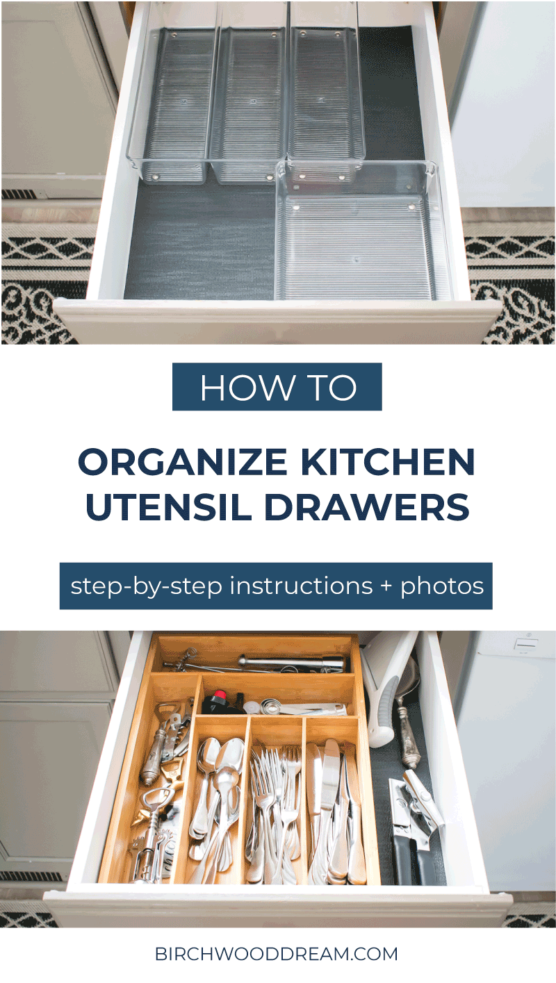 How to Organize Utensil Drawers in the Kitchen Birchwood Dream