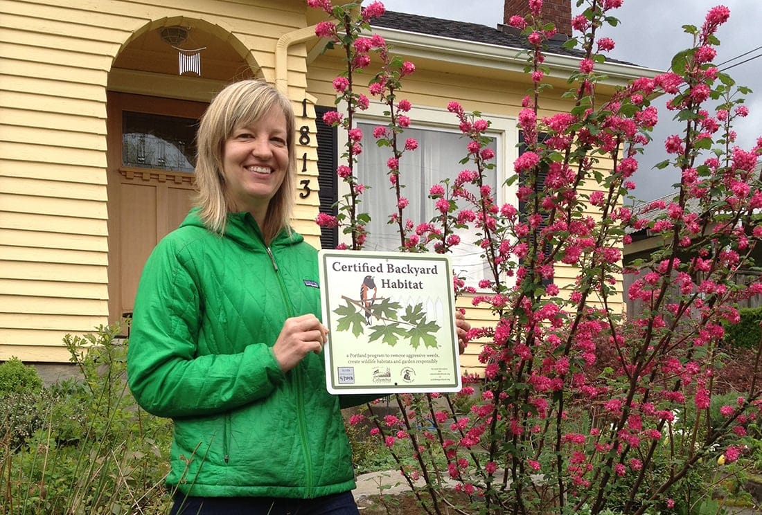Backyard Habitat Certification Program Bird Alliance of Oregon