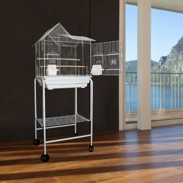 Kahua Kabin Housetop Small Bird Cage and Small Bird Cages at Bird Cages