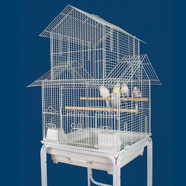 Kiko Kondo Housetop Small Bird Cage Small Bird Cages and Parakeet Bird