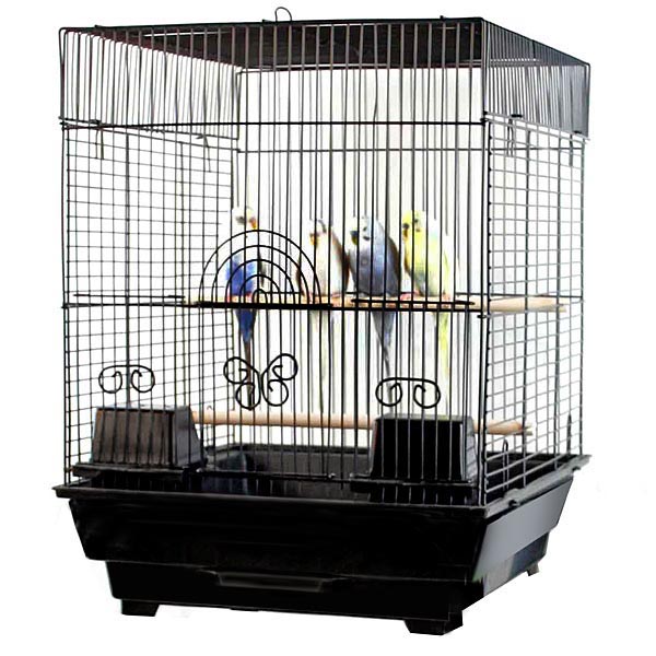 Koko Kabana Flattop Small Bird Cage Parakeet Bird Cages and Small Bird
