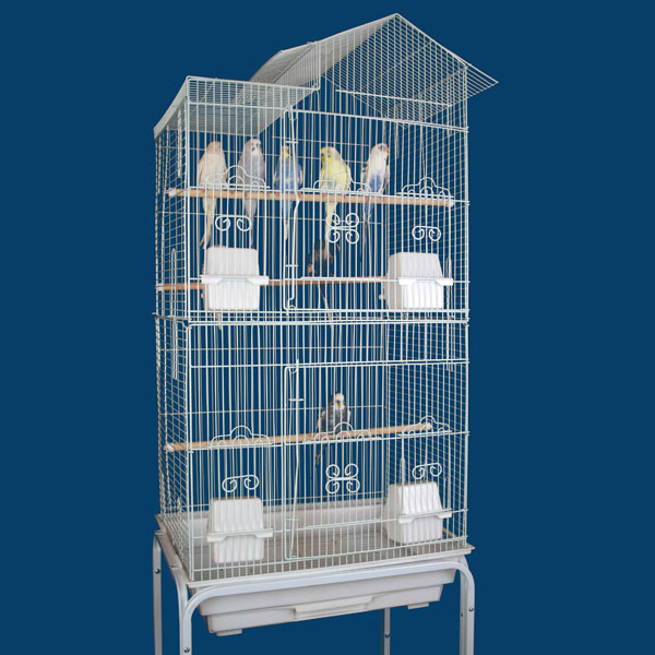 Kapaa Kabin Housetop Small Bird Cage Parakeet Bird Cages and Small