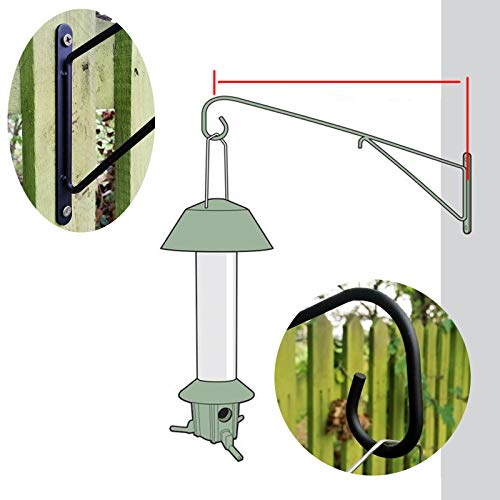 Roamwild PestOff Large Bird Feeder Wall Post Hanging Bracket Hook