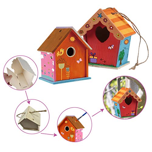 DIY Bird House Kit for Kids, Build Your Own Bird House Kit for Children