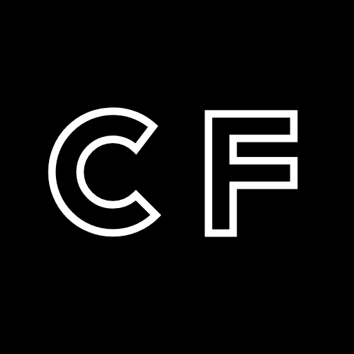 Large letters of C F to represent Carof Frasers