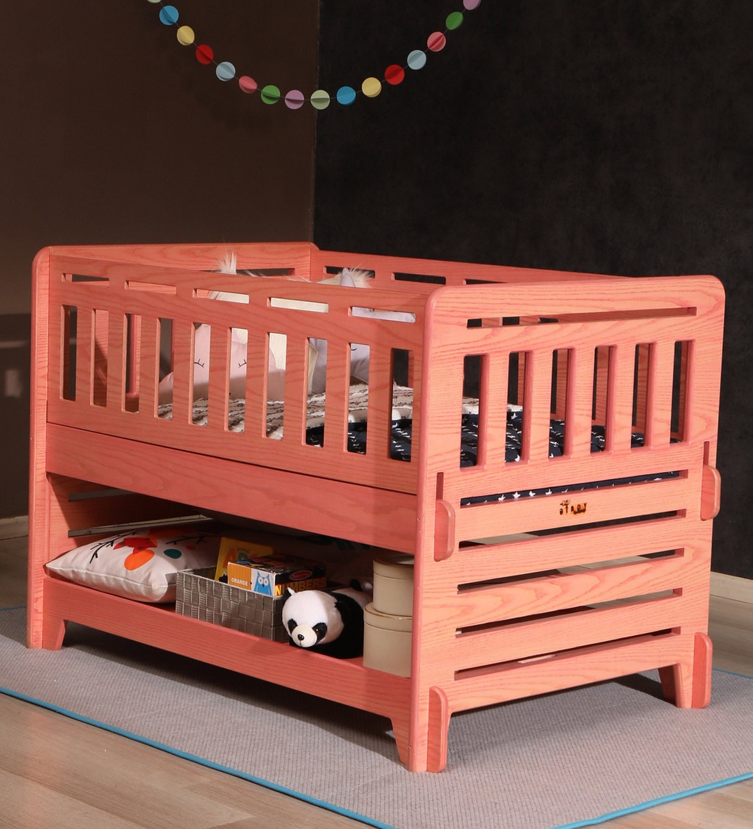 BIRDY NEST DIY BABY COT BABY CRIB PINK Birdy Furniture